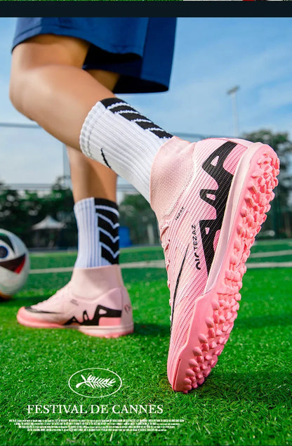 Men Soccer Shoes Society Cleats Original Professional Indoor Football Field Boots