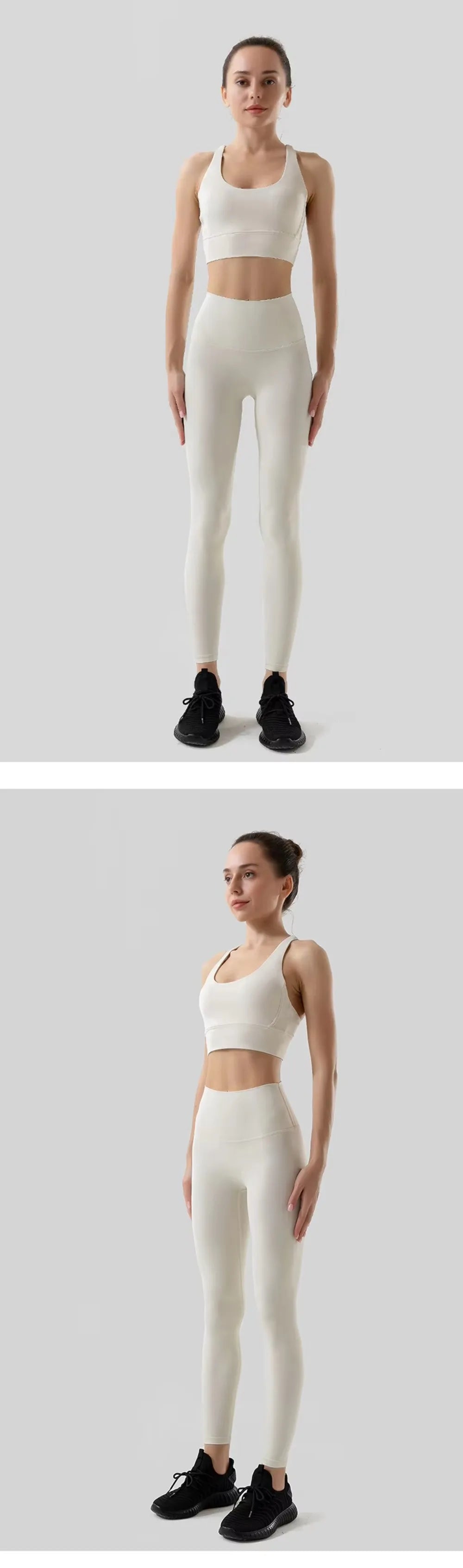 Sportswear Yoga Clothes Set Leggings and Tops Fitness Sports Suits Gym Clothing