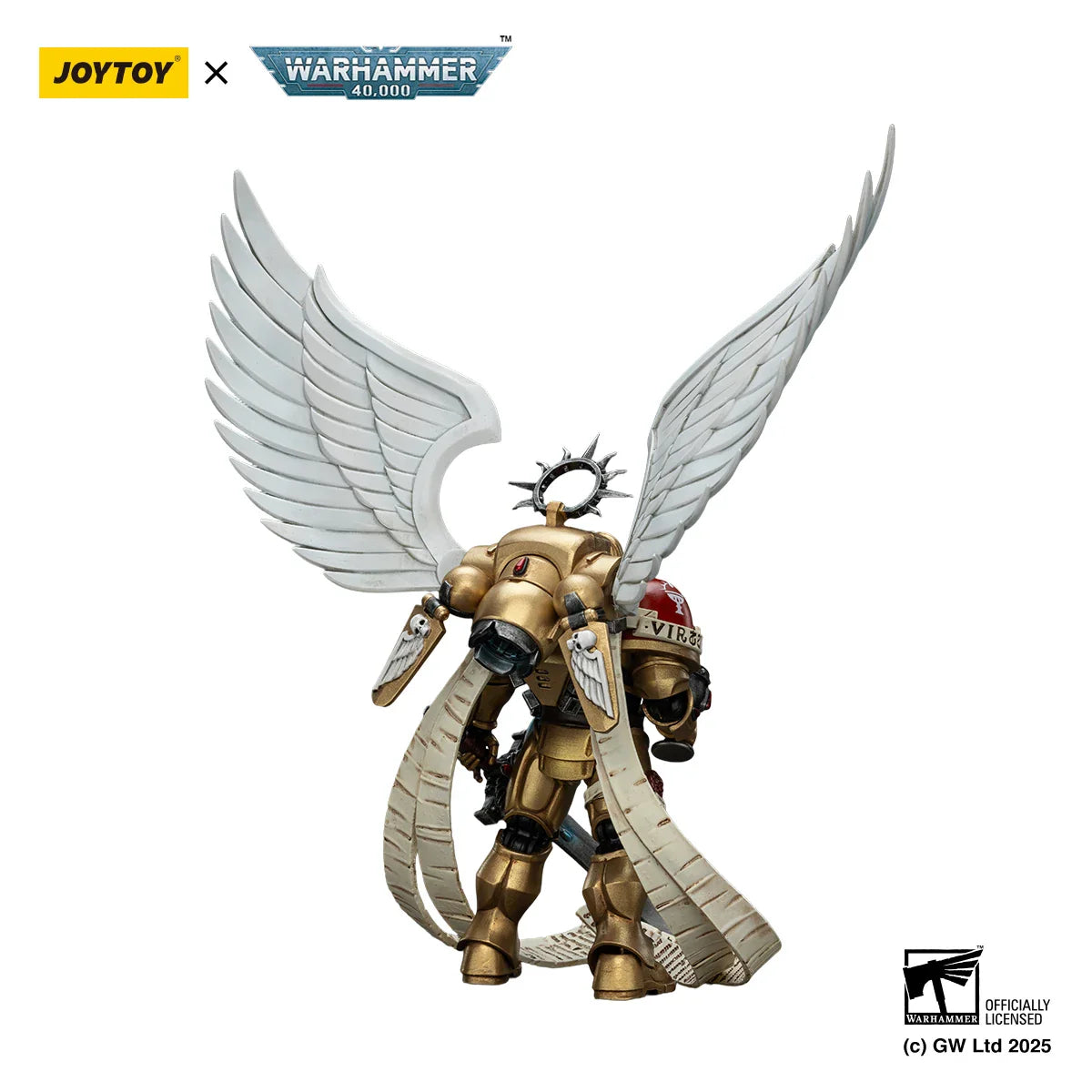 [IN-STOCK]JOYTOY Warhammer 40,000 1/18 Action Figure Blood Angels The Sanguinor with Encarmine Broadsword Model