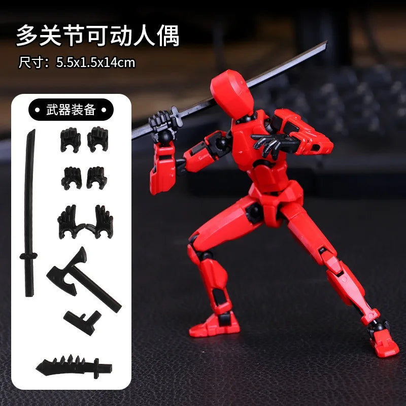 Multi-Jointed Movable Shapeshift Robot 3D Printed Mannequin Dummy 13 Action Figures Toys Kids Adults Parent-children Games gifts