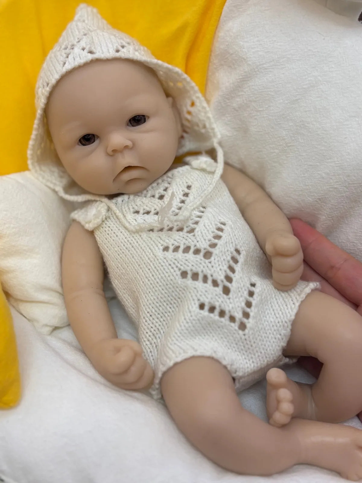 Reborn Dolls 13Inch Open Mouth Silicone Girl Full Body Soft Silicone Unpainted Newborn Baby Dolls reborn de silicone real cuerpo
