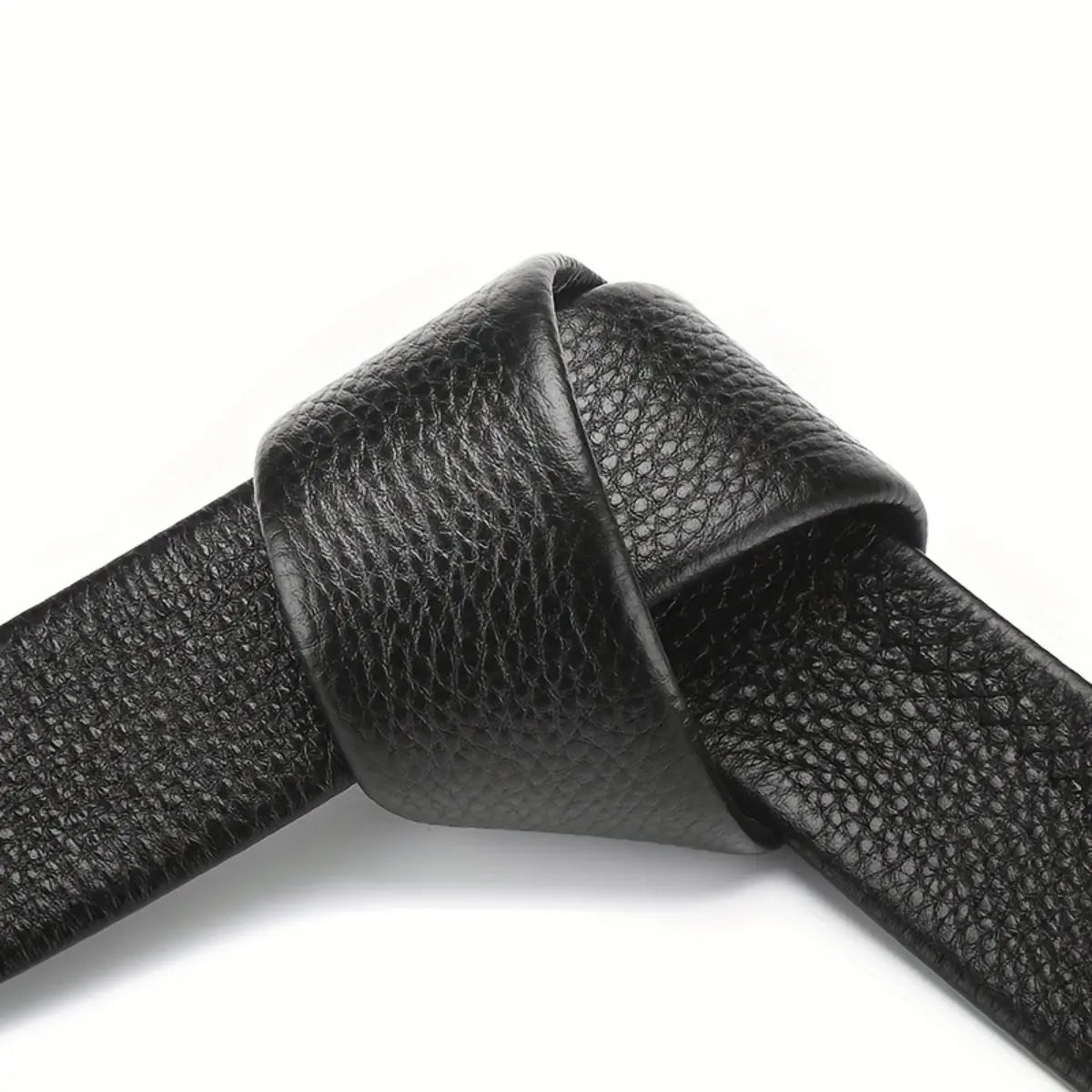 Men'S Belt Metal Automatic Buckle High Quality Business Work Belt Paired With Jeans Cheap Belt, Gift For Father And Boyfriend
