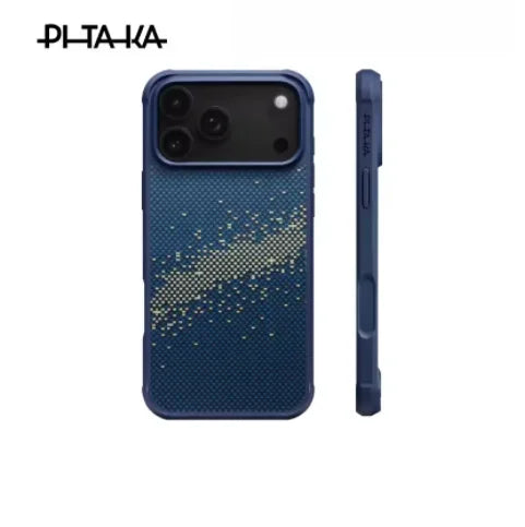 PITAKA Carbon Fibre Case for IPhone 17 Pro Max Kevlar Wireless Charging Back Cover Case for 17 PRO MAX/17 PRO Cool Case Gift