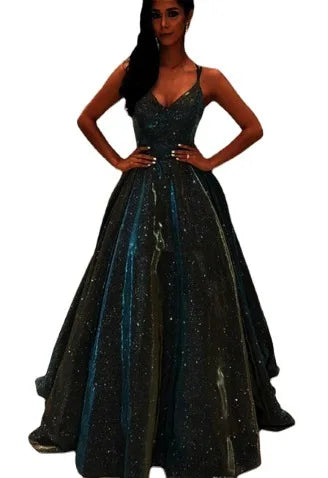 Evening wear Dresses: Women Strap Sleeveless High Waist