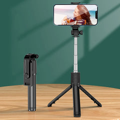 Bluetooth Cell Phone Selfie Stick Tripod Wireless Remote multifunctional Extendable