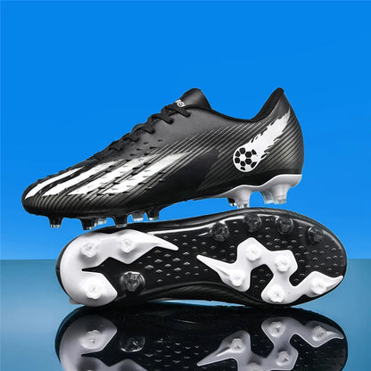 Soccer Shoes Sport Outdoor Men Breathable Cleats FG Football Boots