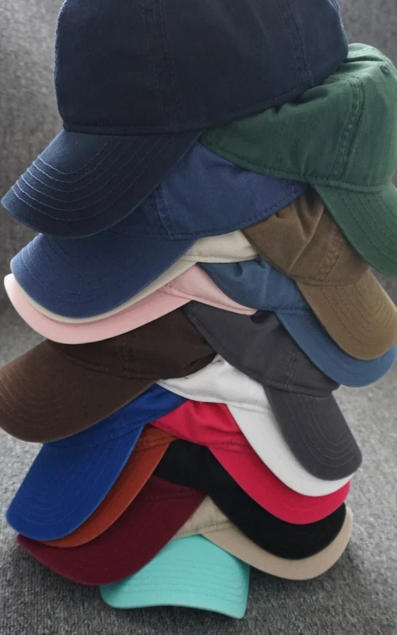 Oversize 100% Cotton Baseball Cap Large Snapback Hat for Big Heads Men Women Blank Sun Cap Adjustable Plain Dad Golf Cap