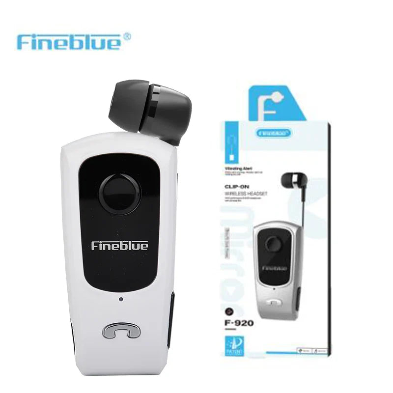 Fineblue F920 Mini Wireless Earphone Retractable Portable Bluetooth Headset Calls Remind Vibration Sport Run Gamer Headphone