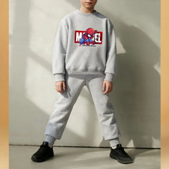 Anime Spiderman Printed Boys Sweatshirt Sets Spring/autumn Kids O Neck Hoodies Pants Two Piece Child Long Sleeve Clothes Set New