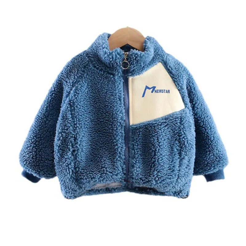 Fashion Baby Girls Clothes Children Boys Thick Warm Jacket Kids Coat Toddler Casual Cotton Costume Infant Sportswear