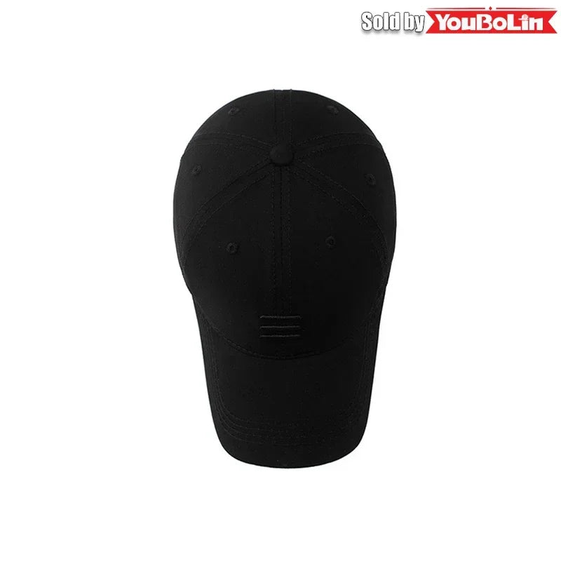 Hat baseball cap European and American fashion spring and autumn sun hat simple black summer leisure duckbill cap sports cap