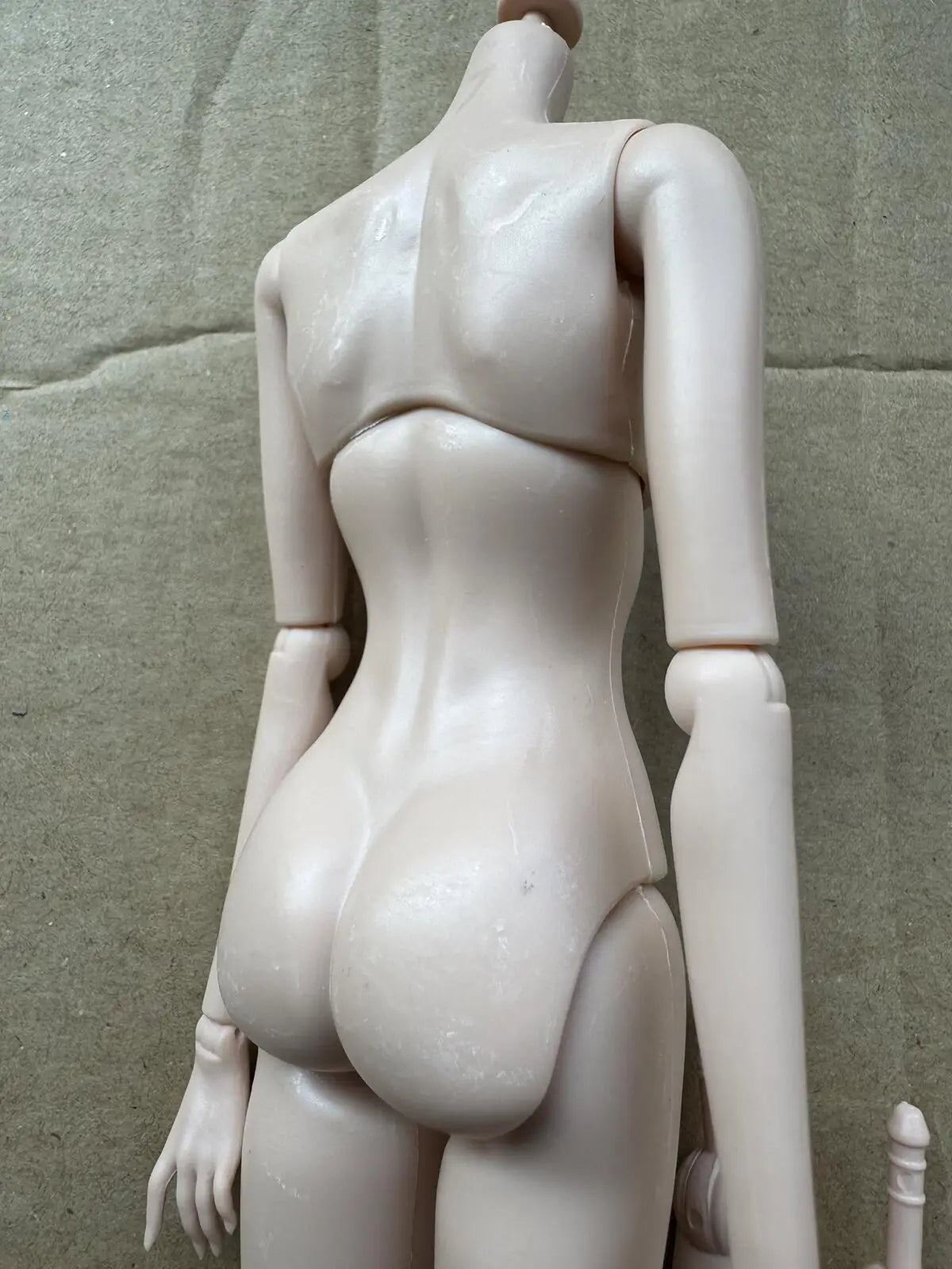 1/6 Super Model Doll Body Joints Movable Solid Doll Replacement Body For FR/IT Doll Heads Light Beige Pink White Skin Tone