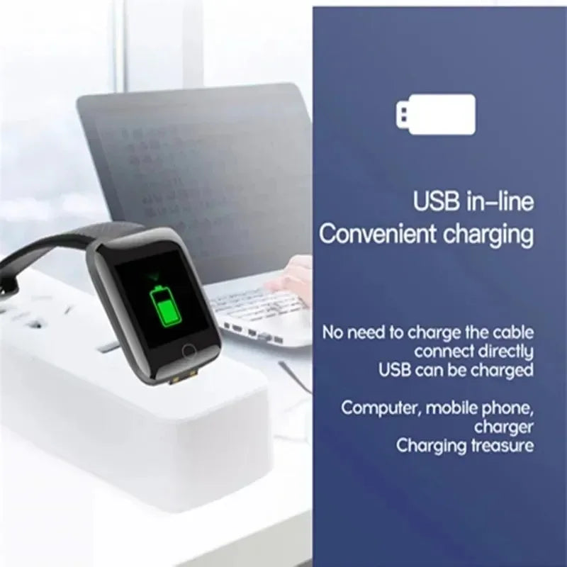 116plus Smart Watch Men Women Bluetooth Connected Phone Music Fitness Multifunctional Sports Bracelet Sleep Monitor Smartwatchs