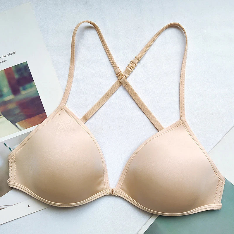Thin Seamless Bras Women Triangle Cup Underwear Female Beauty