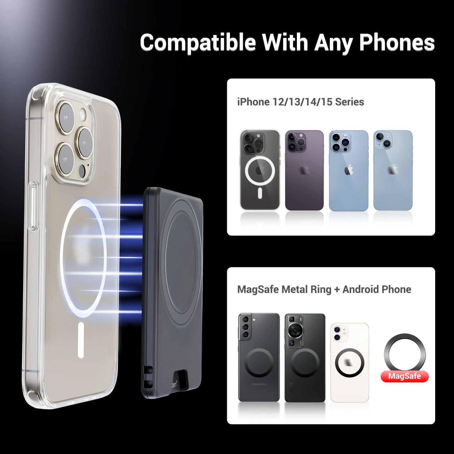For Magsafe Wallet Card Holder Magnetic Case Ultrathin For iPhone 17 16 Pro Max 15 14 Strong Adsorption Magnet Slot Card Holder