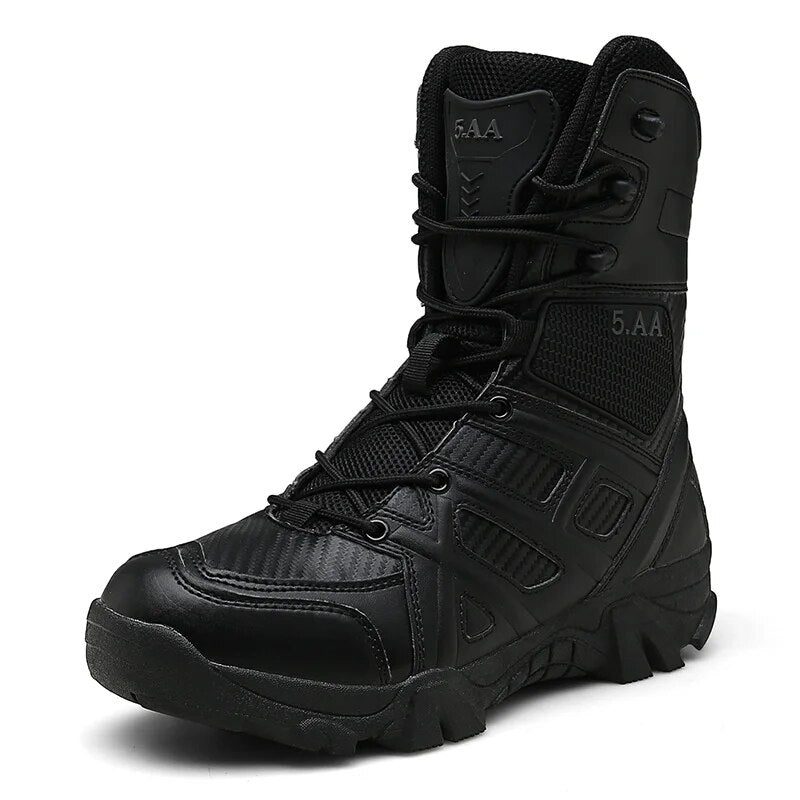 Military Boots Men Summer Tactical Boots Man Breathable Light Army Boots Men With Side Zipper Outdoor Camping Free Shipping 2023