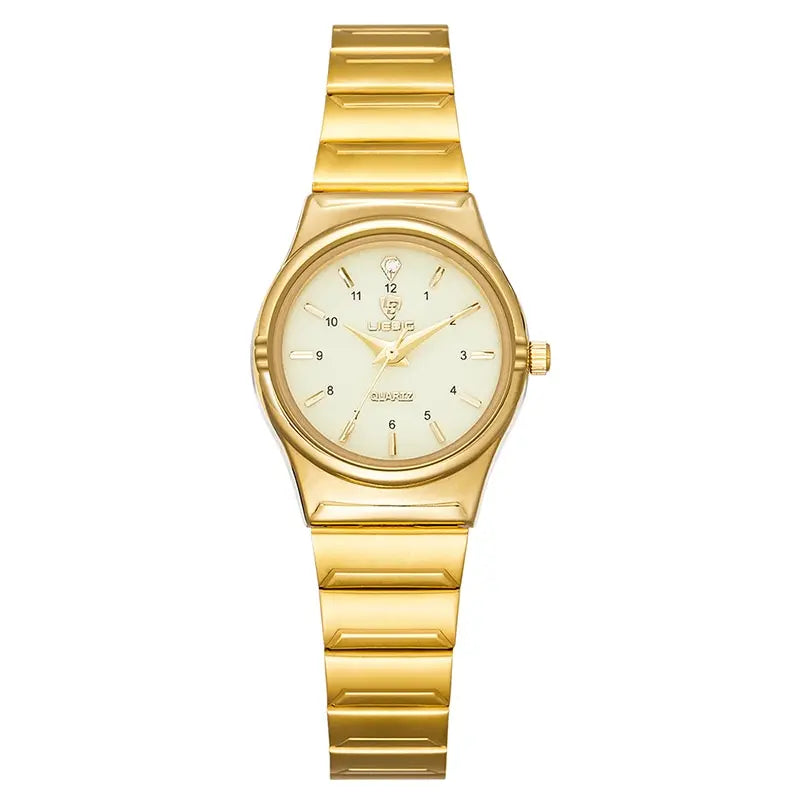 LIEBIG Japan Quart Movement Women Mens Watches Luxury Stainless Steel Female Ladies Golden Wristwatch Clock Relogio Feminino