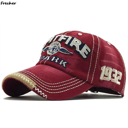 Men Rock Hip Hop Snapback Hat School Jeans Hat Letter Baseball Cap Dance