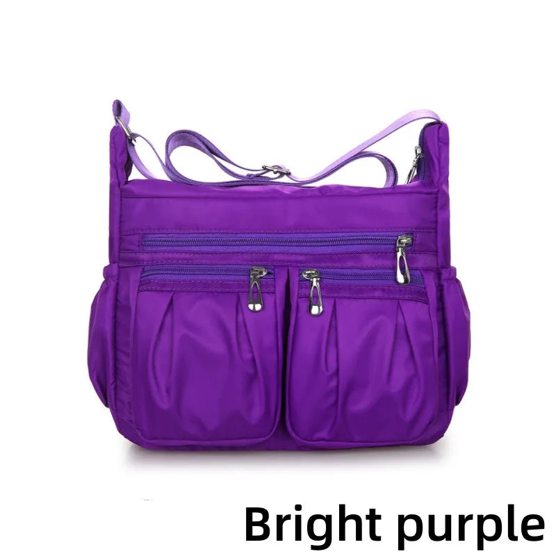 Casual Women Shoulder Messenger Bag Oxford Waterproof Zipper Handbags