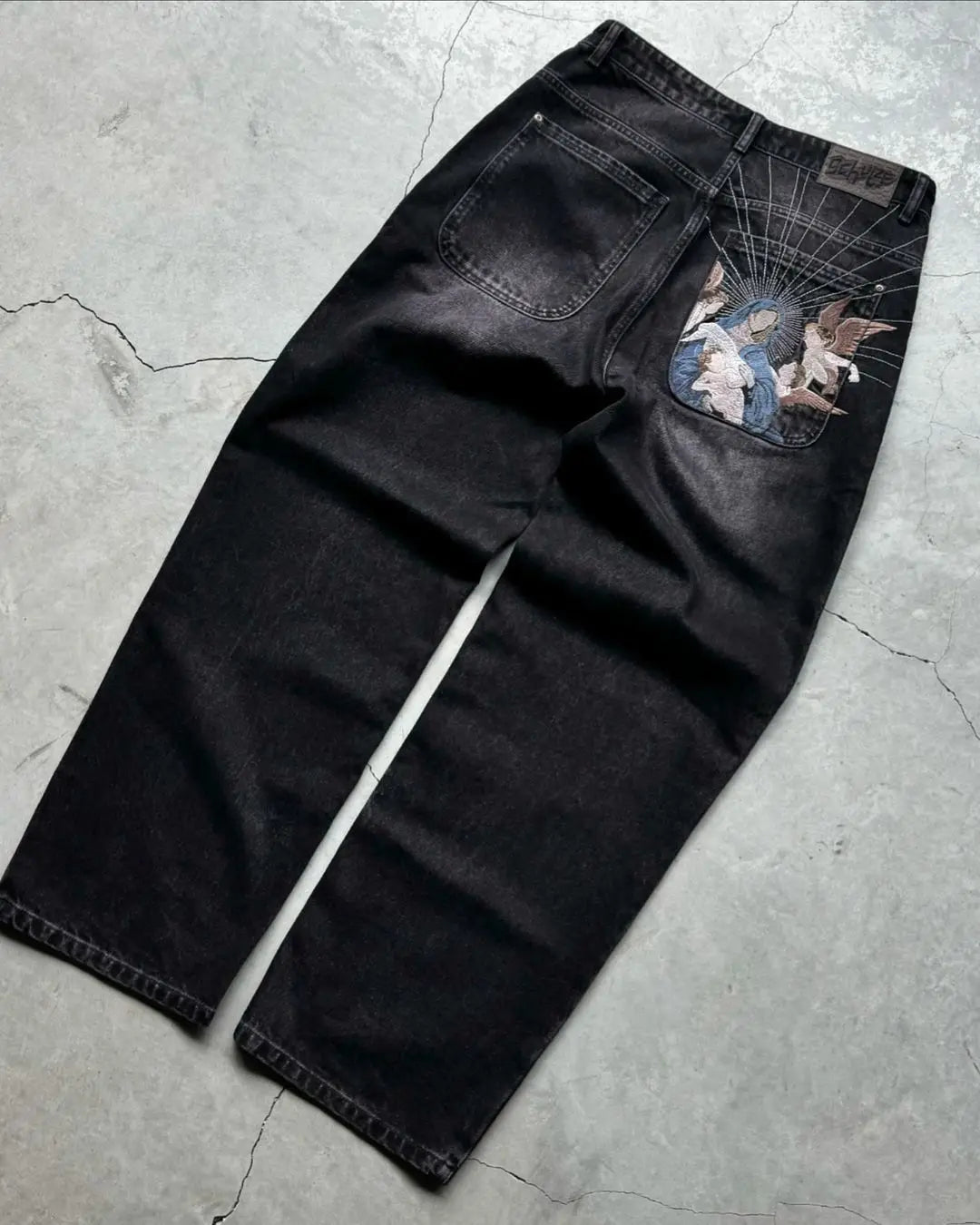 Y2K Jeans: Baggy Jeans | Black Trousers