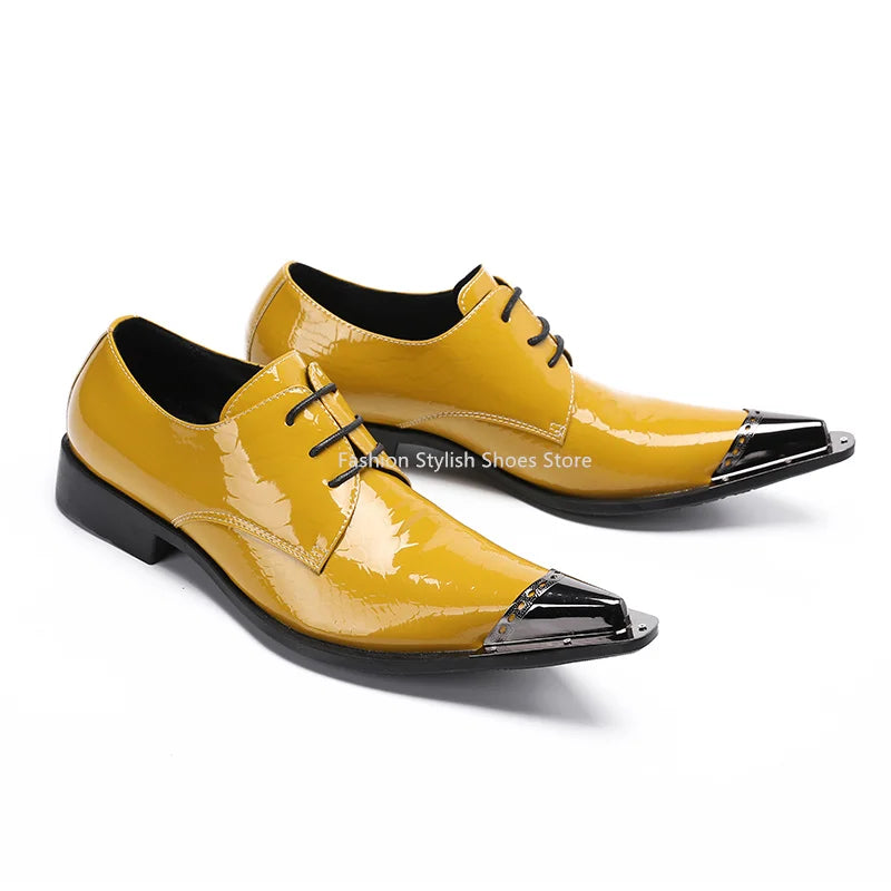 Luxury Men Leather Shoes Formal Dress Shoes for Male