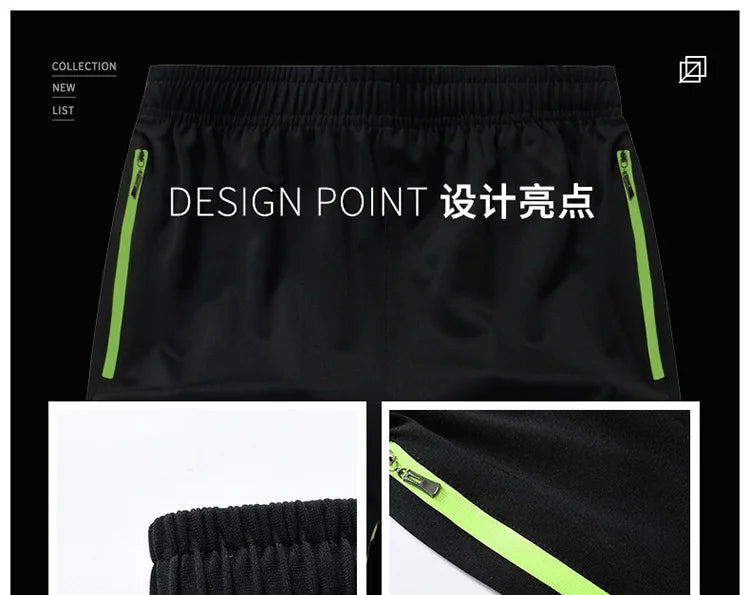 Hot Men's Casual Fashion Knitted Ice Silk Sports Shorts Loose Size Fashion Trendy Air Conditioned Pants