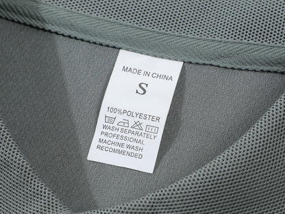 2025 New Summer Men's Short Sleeve Collar Tshirts New Solid Color Casual Polo Shirt Trendy Breathable Loose Basic Splice Top