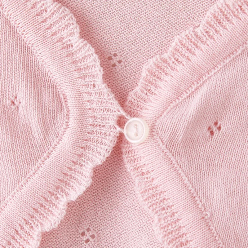 One Button Jacket Children Coat Cardigan Cotton Girl Cardigan Kids Clothes