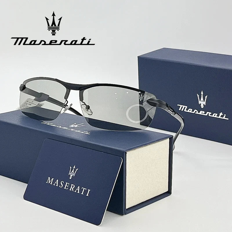 MASERATI Luxury Sunglasses High End for Men Women Polarized UV400 Driving Glasses Classic Style Premium Quality  Fashion Design