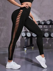 Black Seamless Leggings Women Fitness Leggings Gym Yoga Pants High Waist