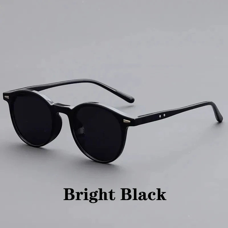 Vintage Round Sunglasses for Women Men Circular Sun Glasses Female Oval Eyewear Sunglasses for Male Female Eyeglasses