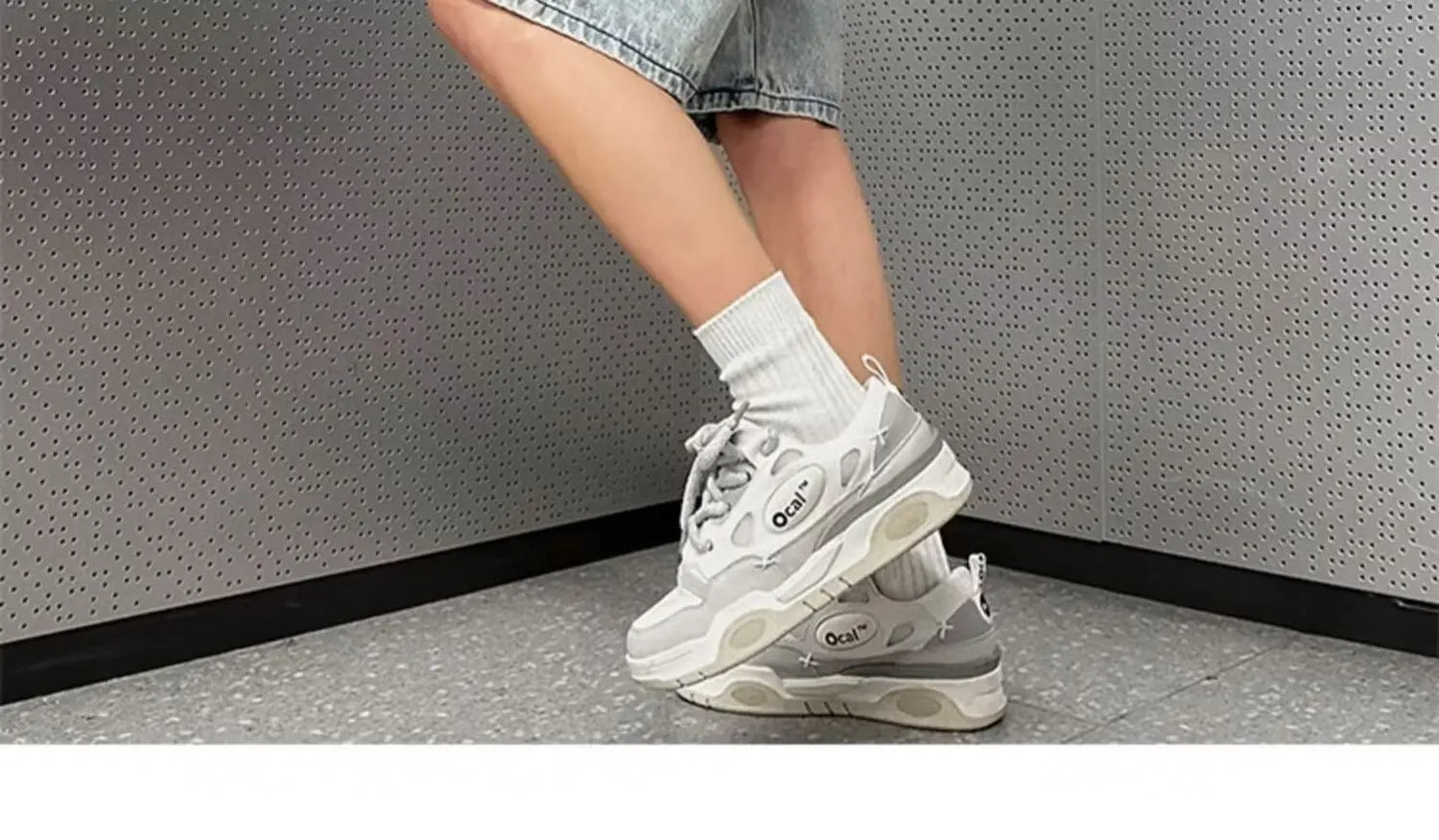 Star Patchwork Yellow Clay Color Jeans Summer Men Denim Shorts Trendy Streetwear Five-point Pants Straight Jeans Shorts