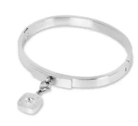 Bamboo Beads Punk Gold Plated Bangle for Women Men Trendy Stainless Steel Metal Bracelets Geometric Round Bead Jewelry Accessory