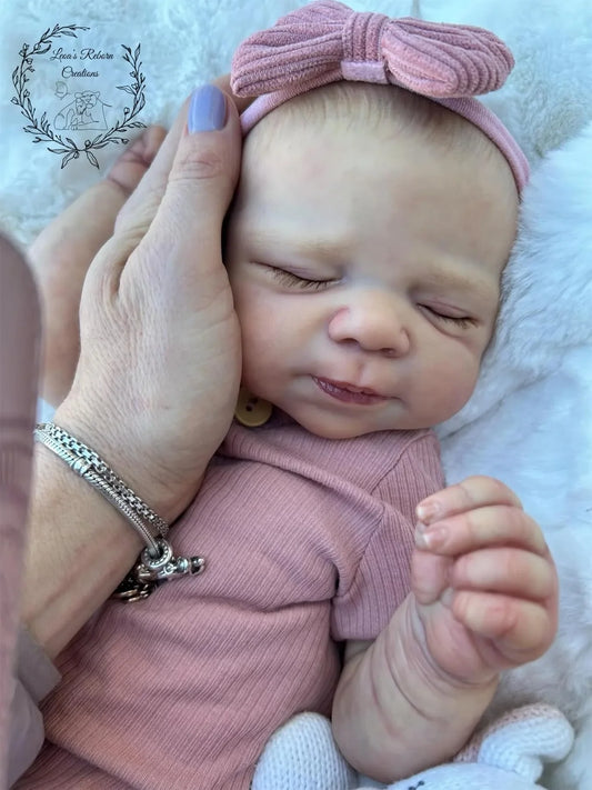 NPK 19-inch Newborn Baby Reborn Doll - Pascale Soft Body Lifelike Cuddly 3D Skin Multiple Layers Painting Realistic Touch