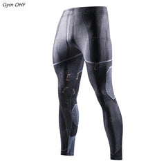 Rashguard Men Compression Tight Leggings Running Sports Male Fitness Jogging Pants