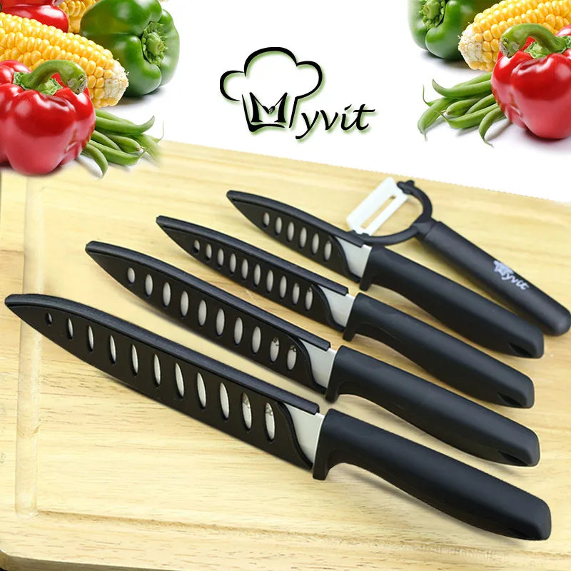 Ceramic Knife Set Bread Chef Petty Kitchen Knives Sashimi Sushi Knife Meat Slicing