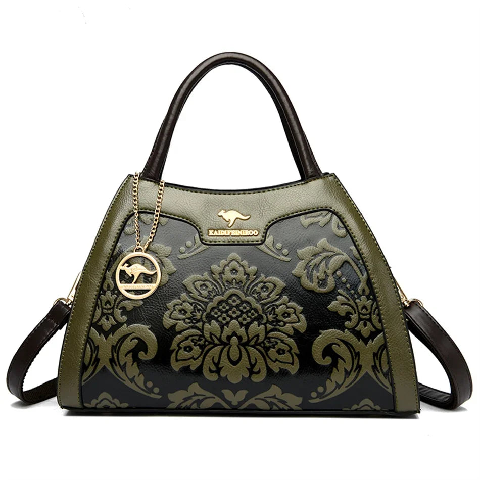 Casual Tote Leather Handbags Purse Women Bag Designer Messenger