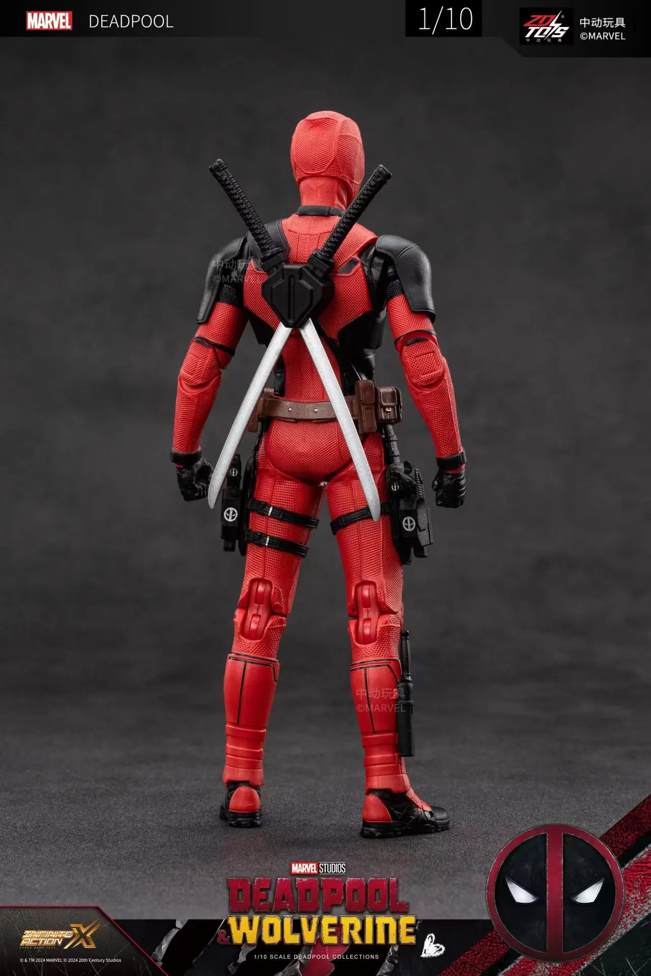 2024 Deadpool & Wolverine Action Figures Movie Version ZD Toy Series  Collections Adult Action Figures Kids Gift