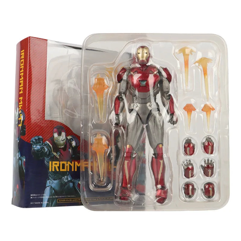 Iron Man MK85 MK50 MK20 MK5 MK7 Action Figure Model Collectible Toys birthday Gift for Children