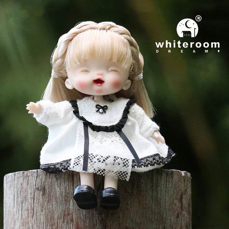 Mini Ob11 Bjd Doll Accessories Obitsu 11 Clothes Dolls For Girls Boy Toys Baby Kawaii Anime Toy Cute Items Miniature Costume