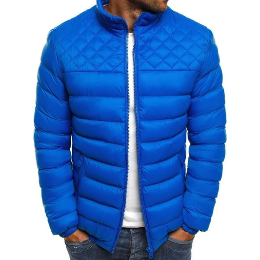 Mens Winter Jackets Casual Men's Outwear Coats Packable Lightweight Zipper Jacket