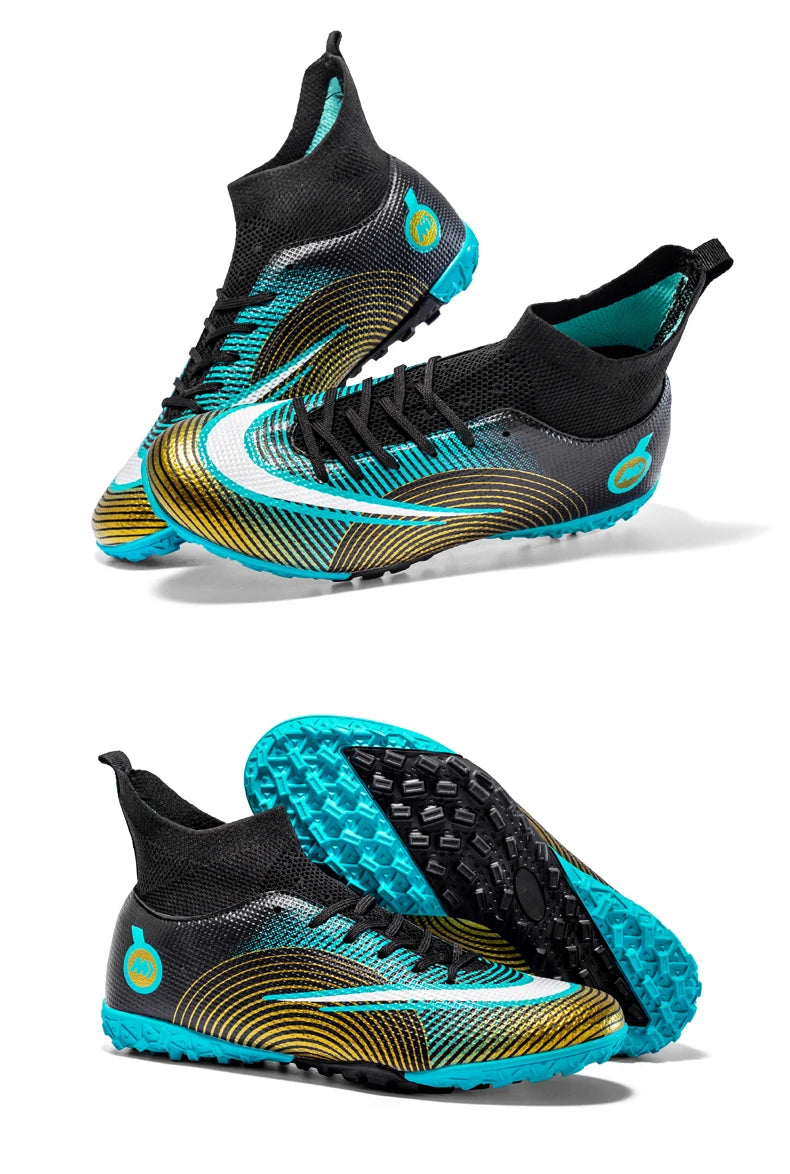 Soccer Shoes Society TF/FG Athletic Shoe Cleats Football Man Genuine Soccer Shoe
