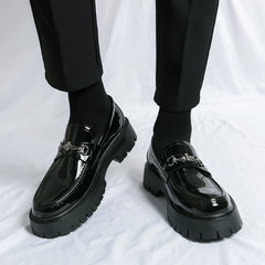 Men Business Dress Casual Fashion Elegant Formal ShoesSlip-on Evening Dress