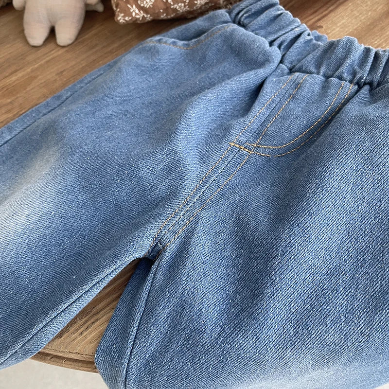 New Children Spring Autumn Fashion Boys Clothes Suit Long Sleeved Cotton Shirt Jeans 2Pc/Sets Toddler Kids Casual Baby Outfits