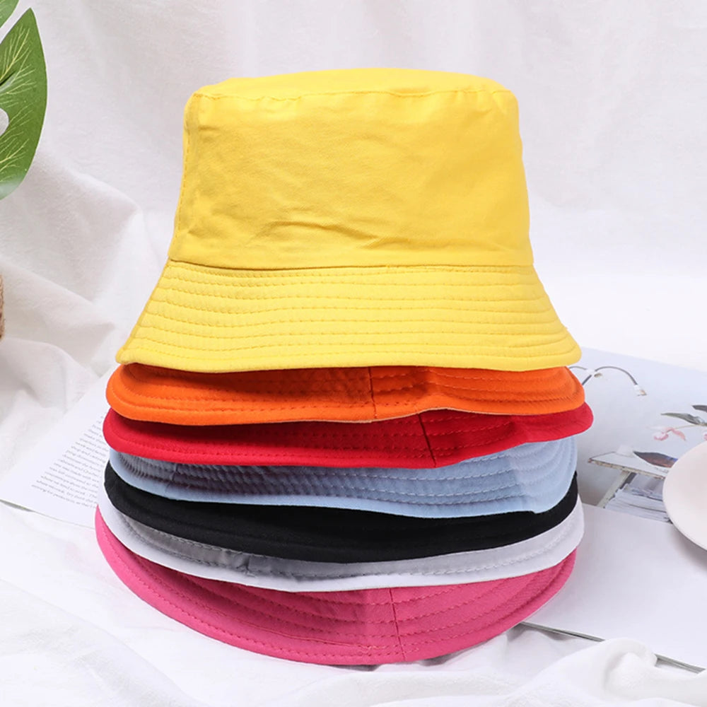 Foldable Bucket Hat Unisex Women Outdoor Sunscreen Hat