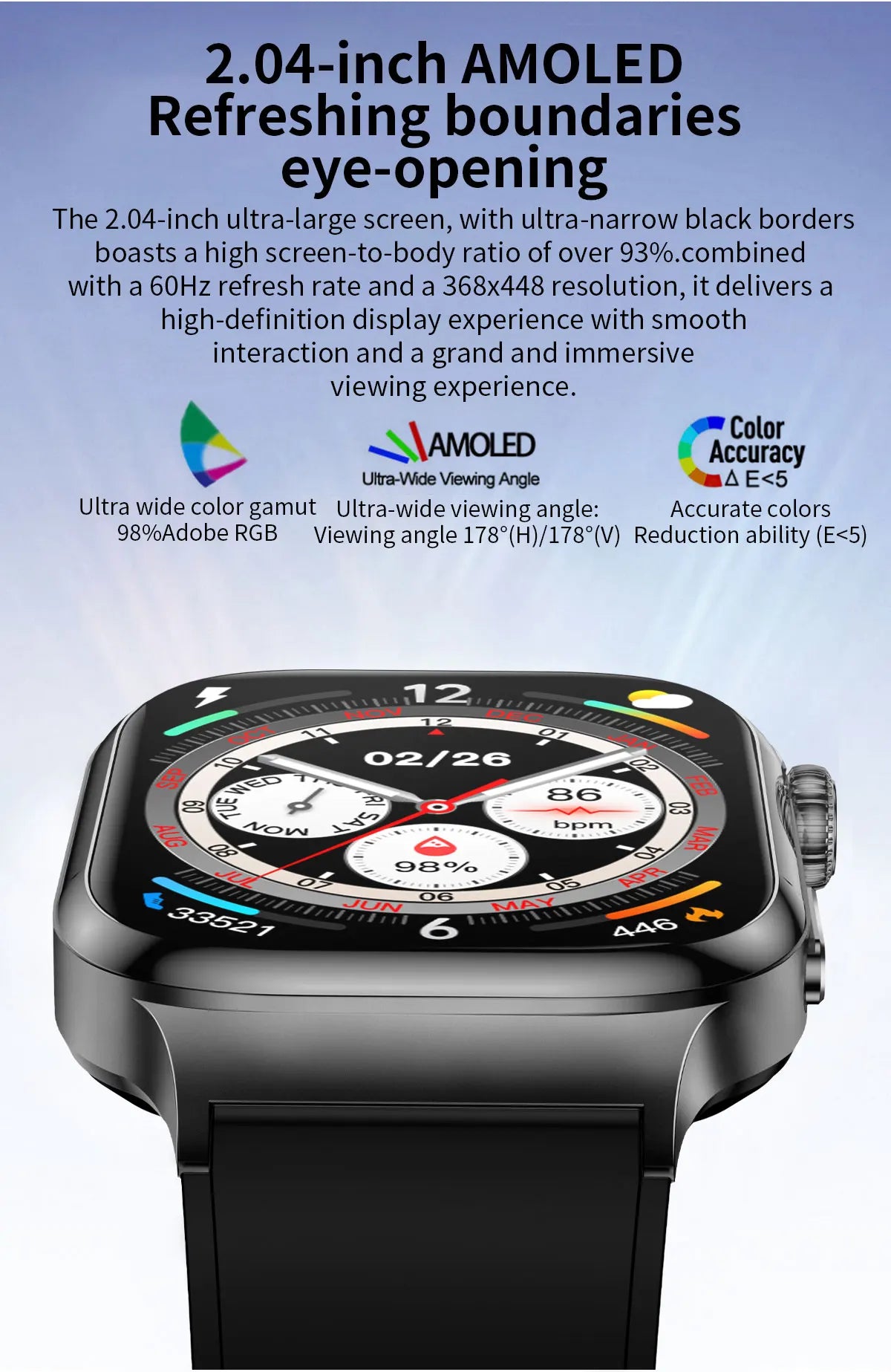2025 New Five organ examination Health Care Smart Watch Men ECG+PPG Uric Acid Blood Fat Bluetooth Call Sports tracker Smartwatch