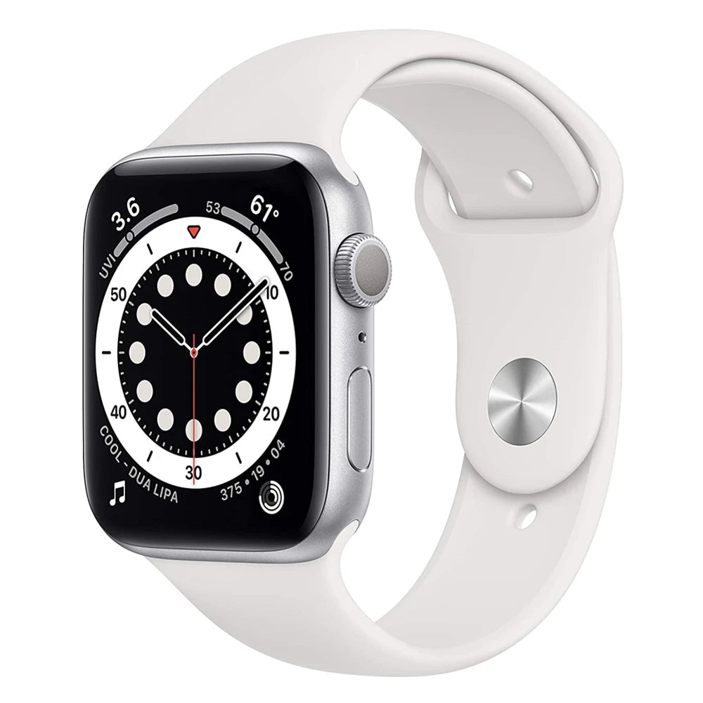 100% Original Apple Watch Series 6 40mm 44mm GPS Apple Watch S6 Aluminum Case with Sport Band iOS SmartWatch
