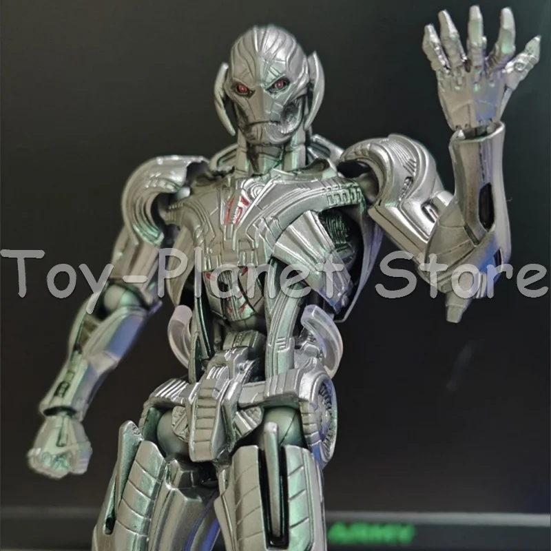 In Stock AC Factory 16cm Ultron Action Figures Kaiyodo Amazing Yamaguchi Avengers Anime Collection Ko Model Customized Gift Toys