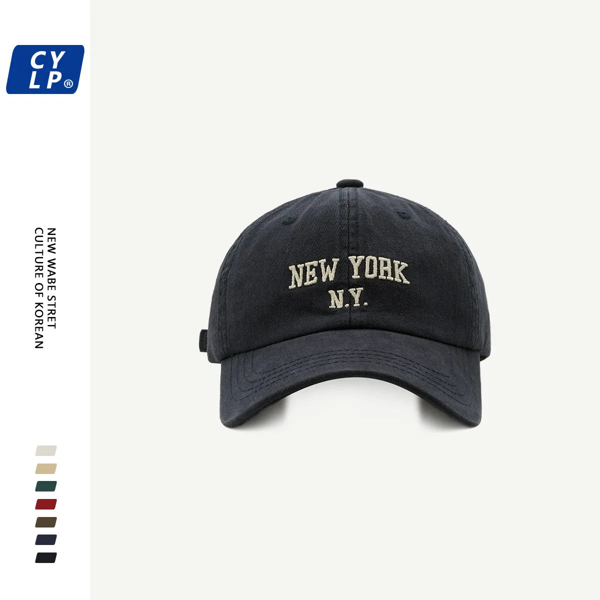 Retro Nostalgia Embroidered Baseball Caps Spring Autumn Women Men Leisure Peaked