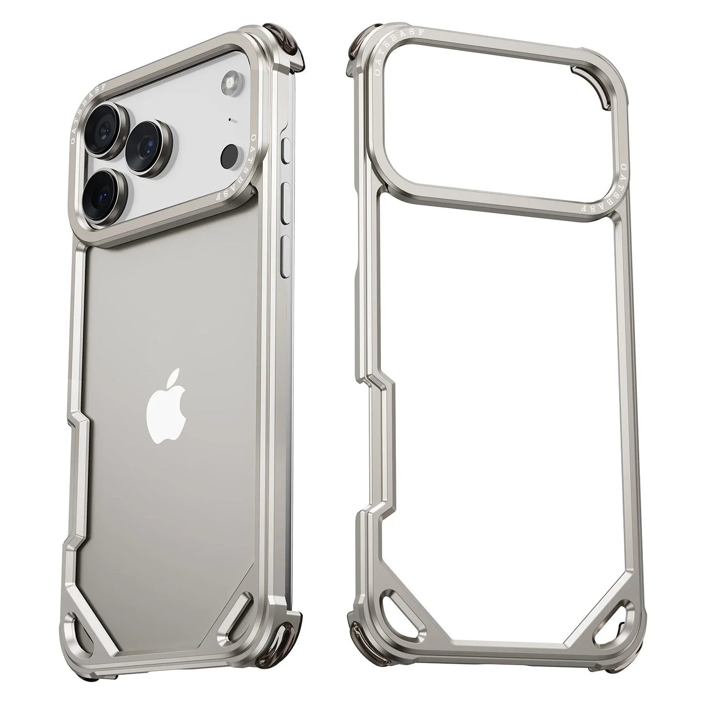 Case for iPhone 17 Pro Max 17 Air Magsafe Metal Shockproof Protective Phone Cover Aluminum Alloy Anti-Drop Shells